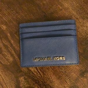 Michael Kors Cobalt Blue Card Case